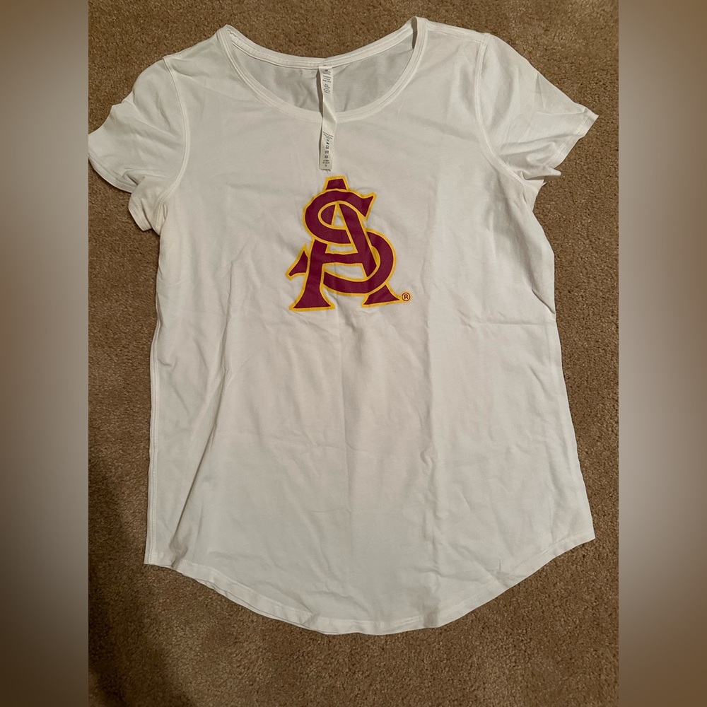 Lululemon Arizona State White Top